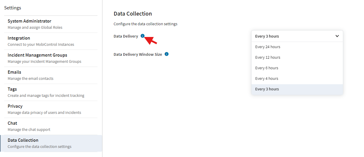 Configure Data Delivery