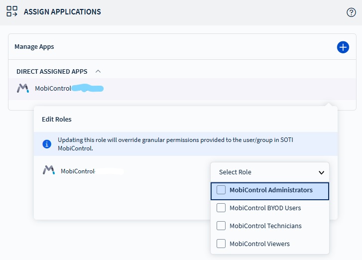 Select the appropriate role
