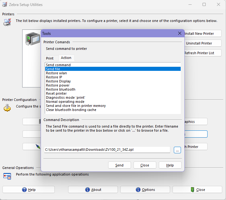Select the firmware image file