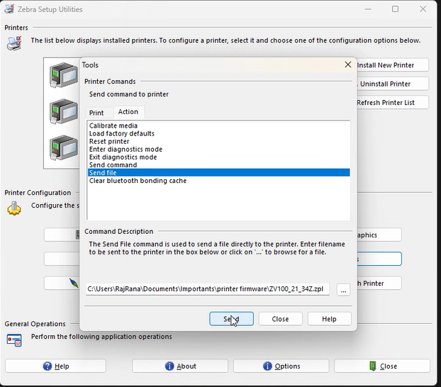 Send this file to the device